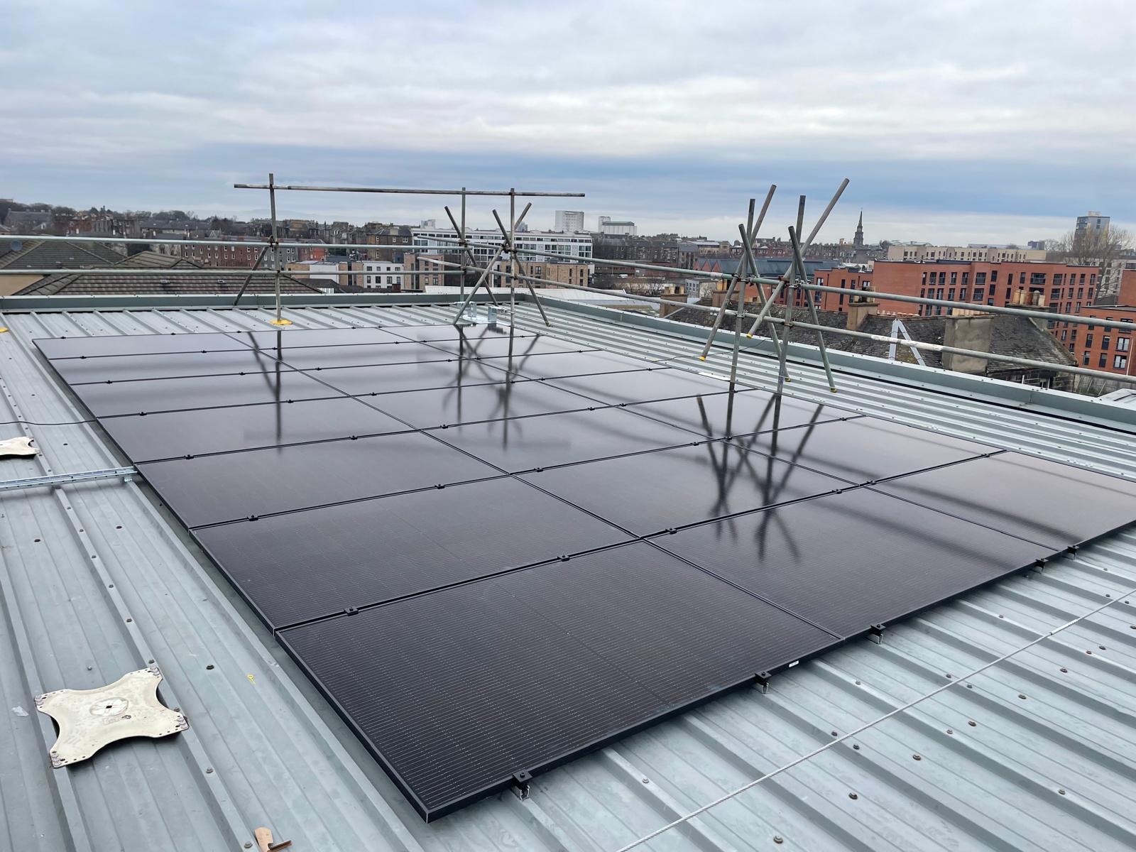 Commercial solar PV install 1